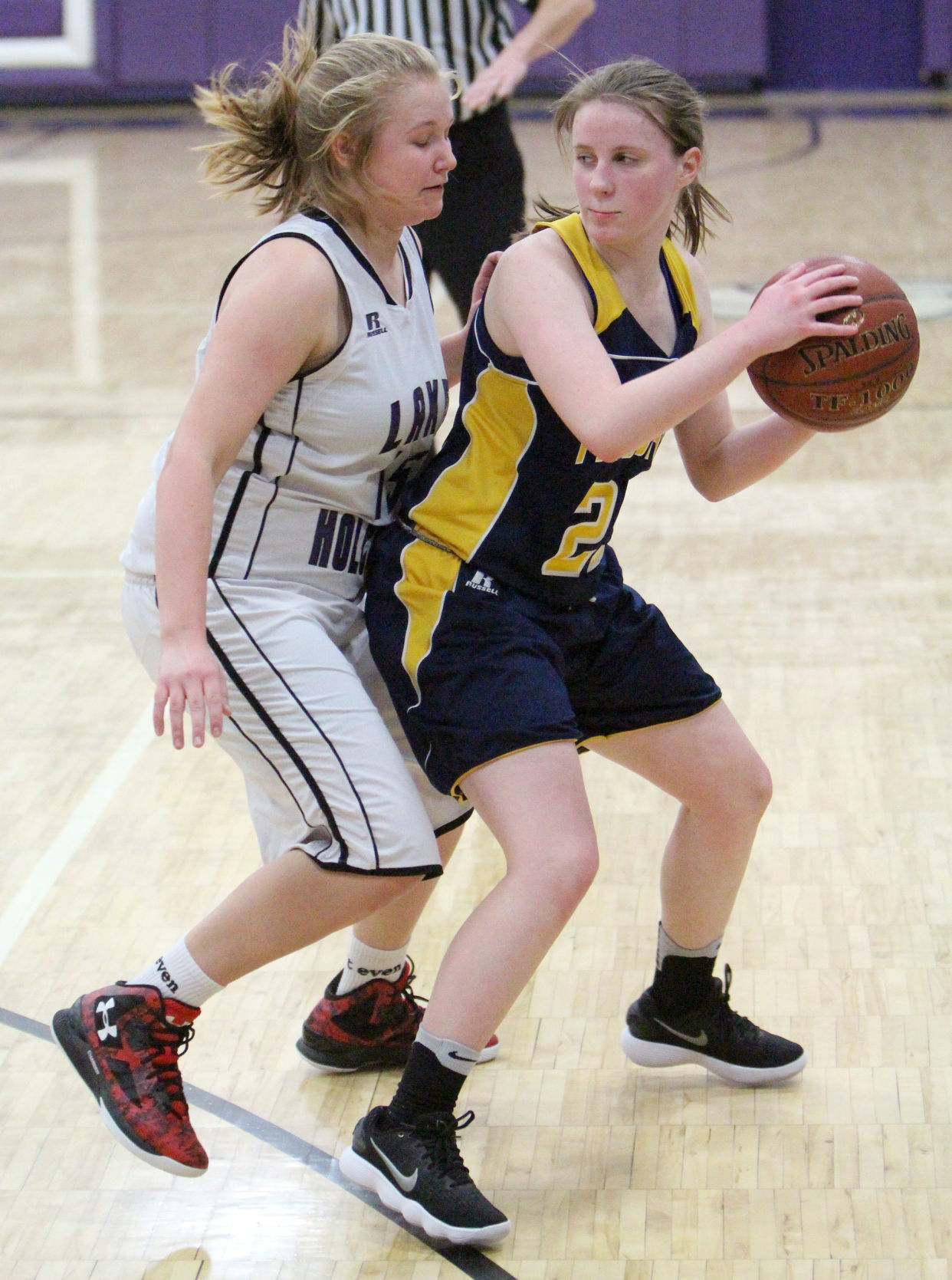 New Auburn at Lake Holcombe girls basketball 2-13-18